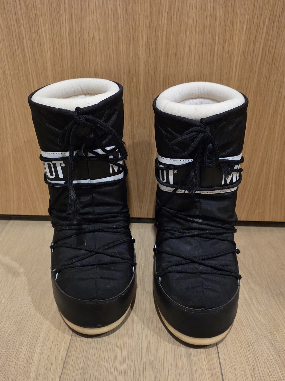 ΜOON ΒOOT Black Icon Nylon Boots 31/34 - Picture 4 of 9